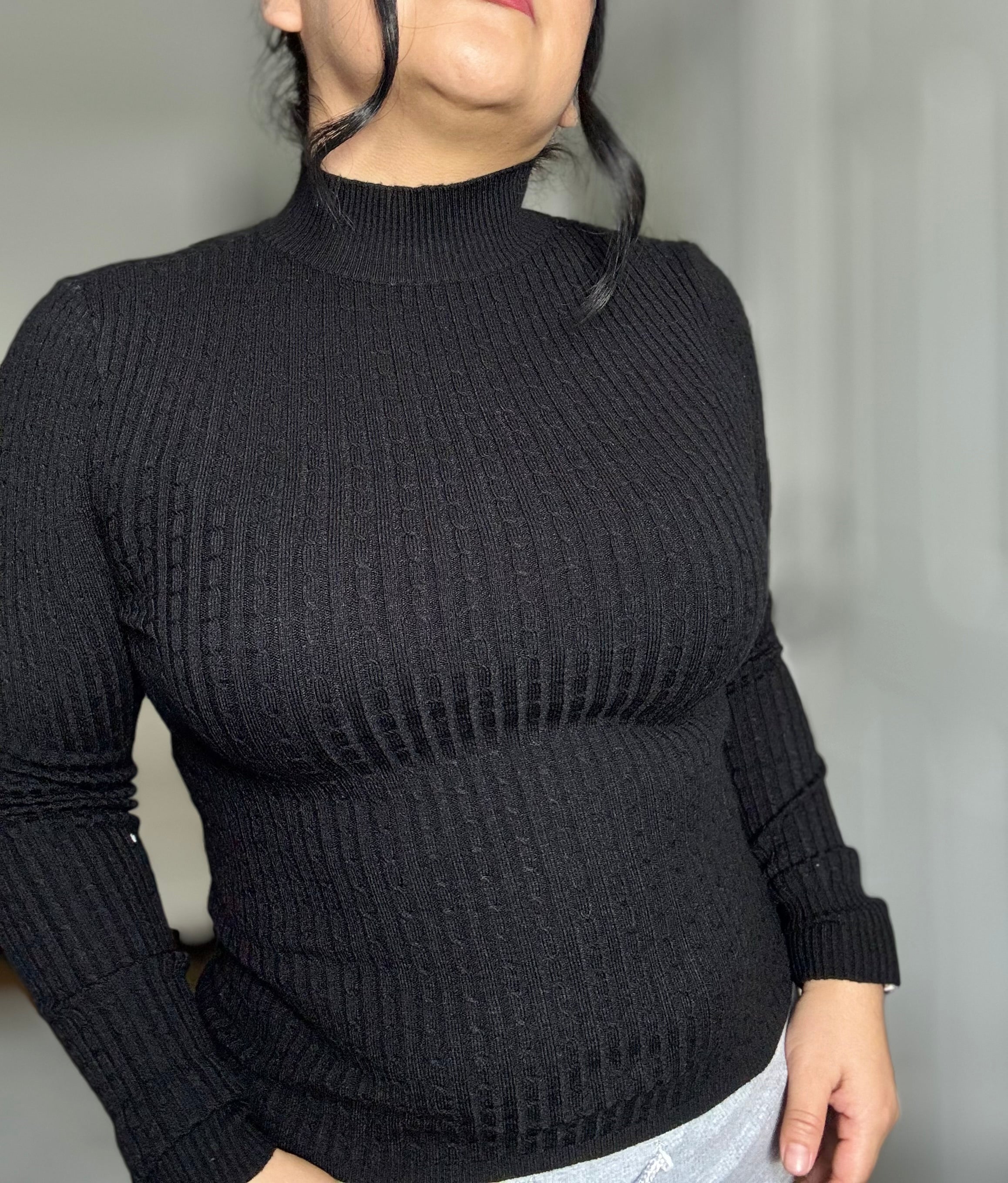 Blusa térmica cuello alto