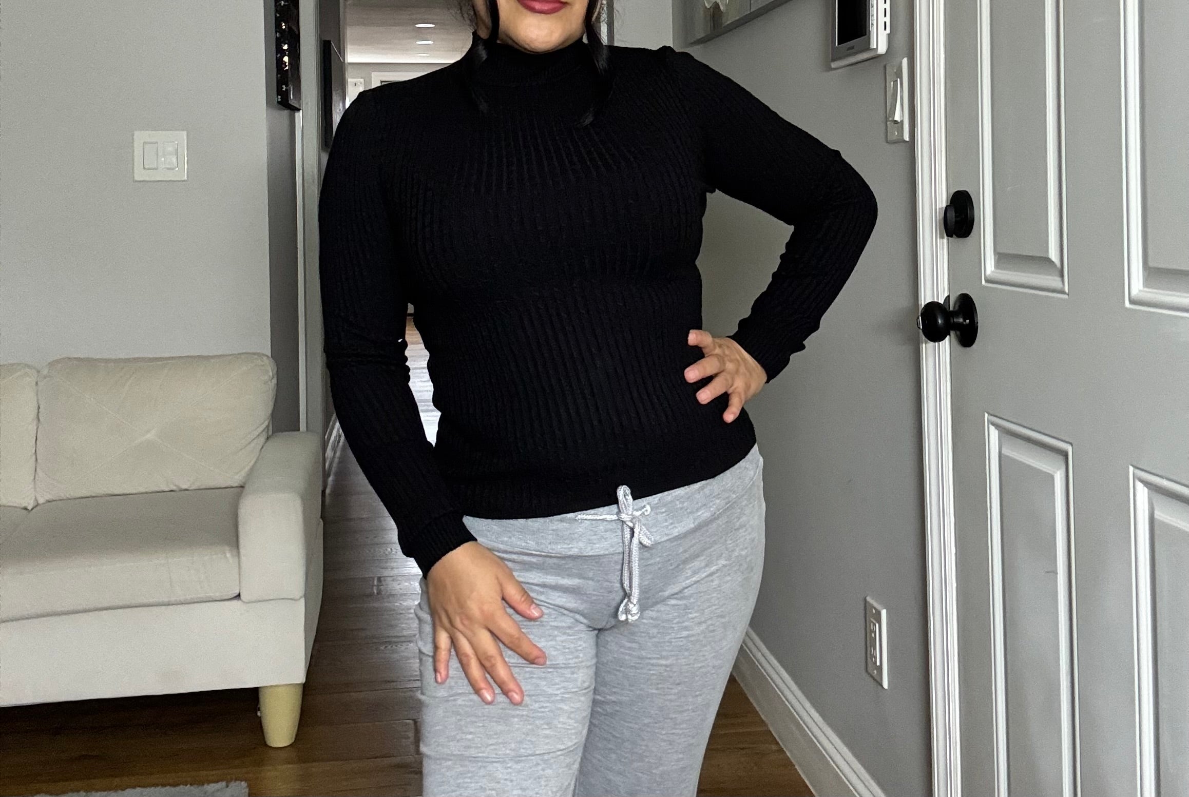 Blusa térmica cuello alto