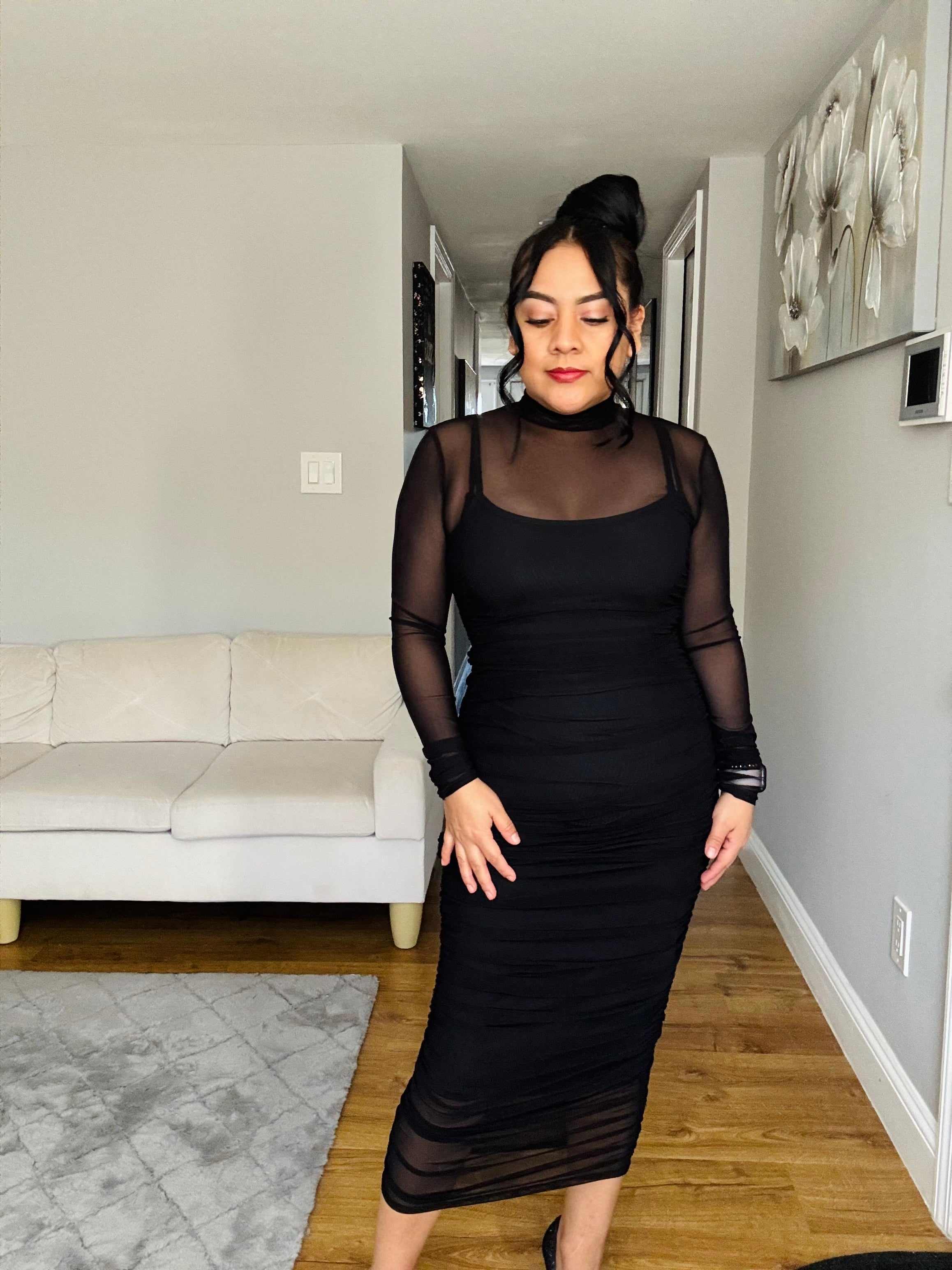 Vestido negro elegante