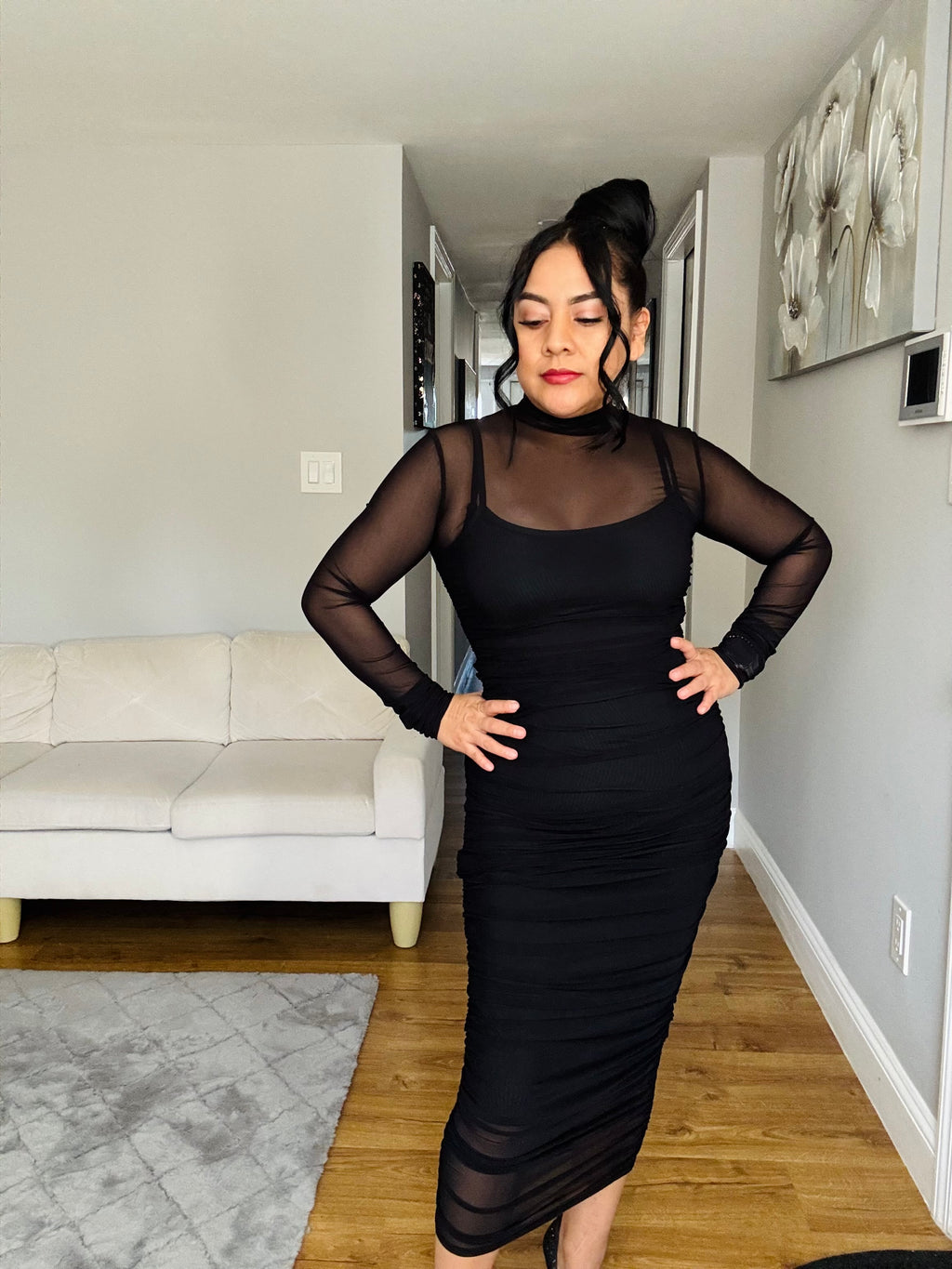 Vestido negro elegante