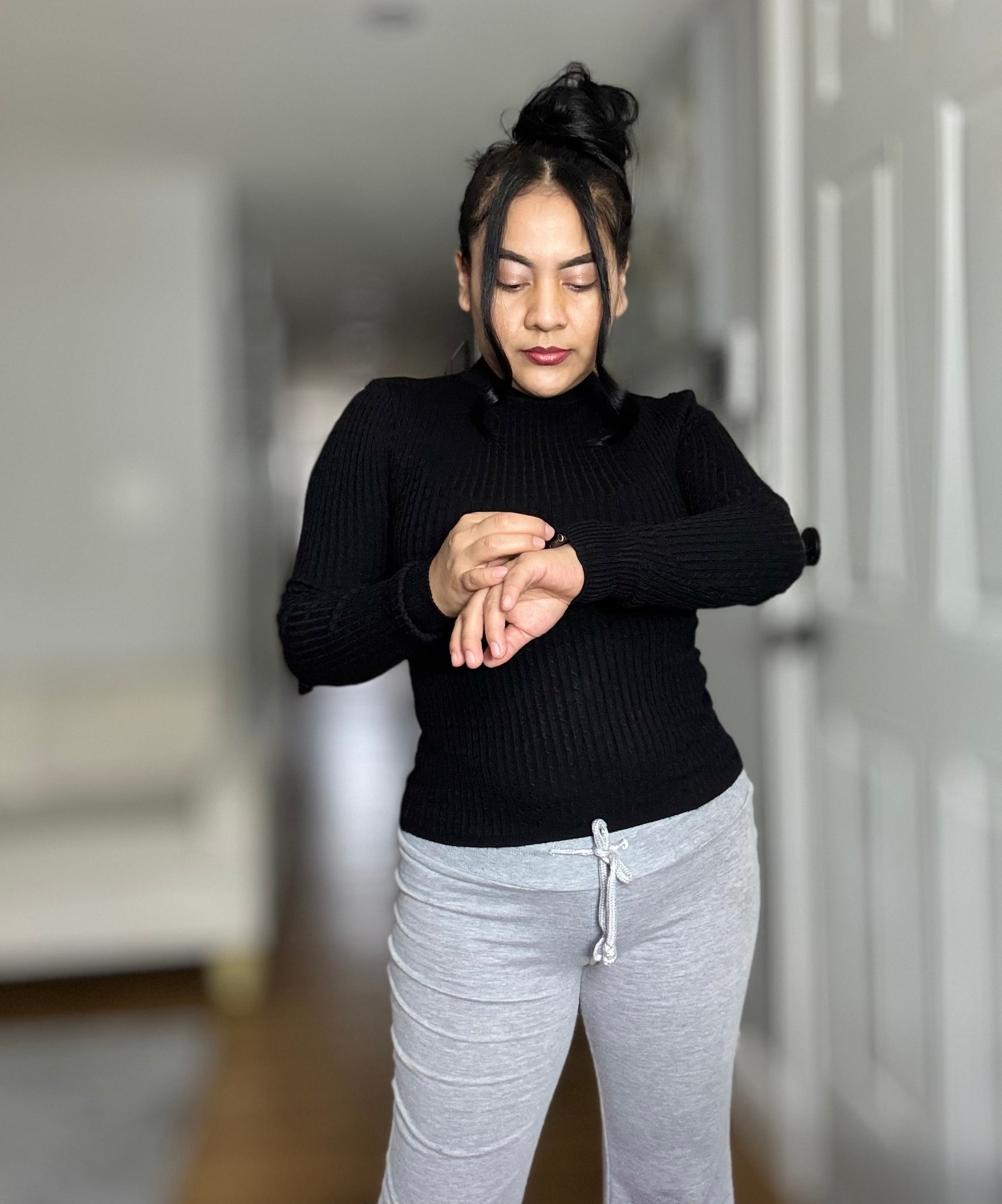 Blusa térmica cuello alto