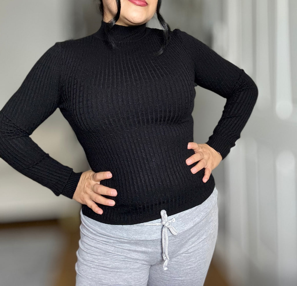 Blusa térmica cuello alto