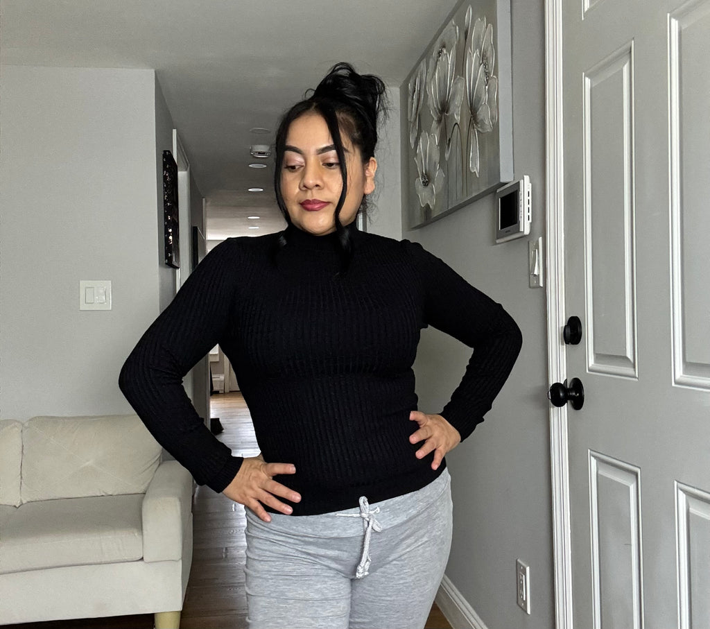 Blusa térmica cuello alto