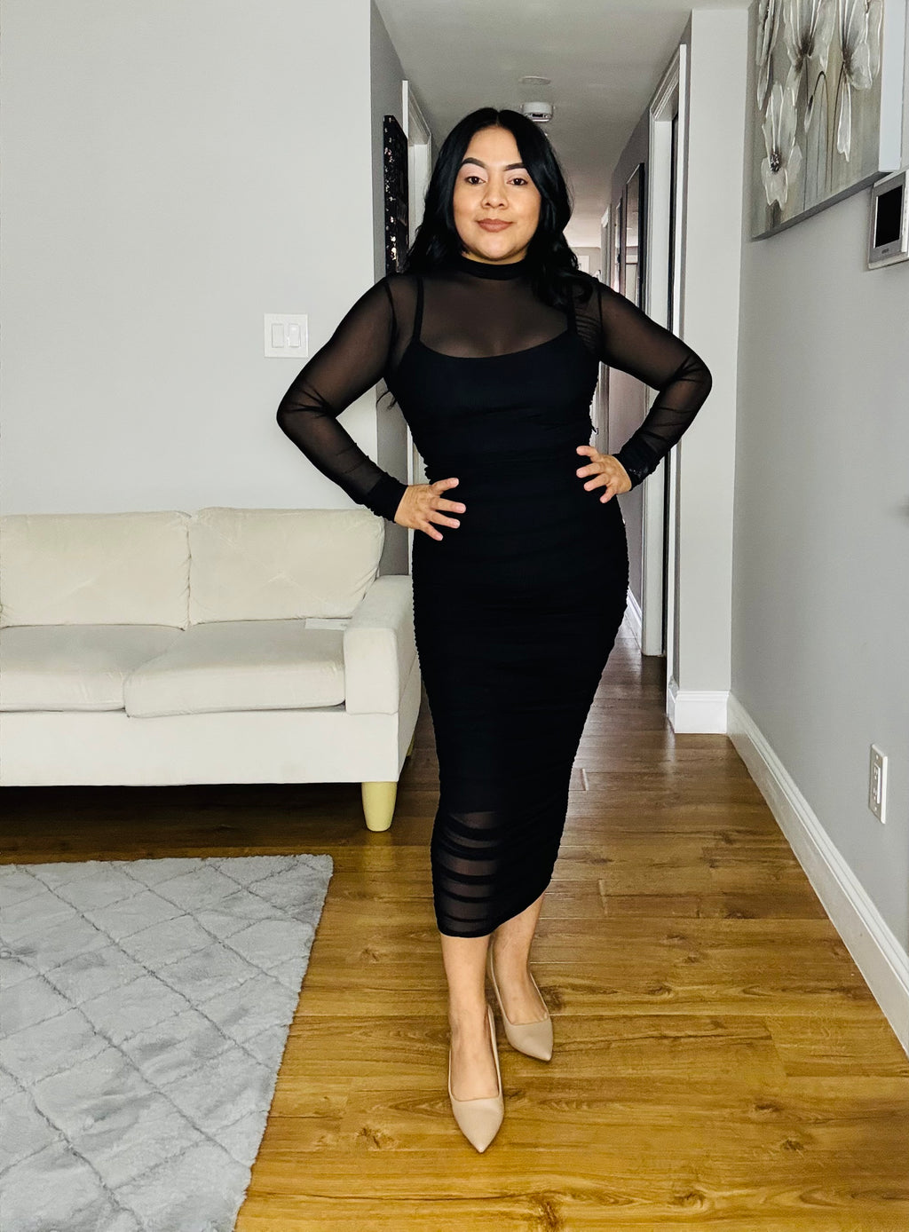 Vestido negro elegante